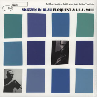 Skizzen in Blau